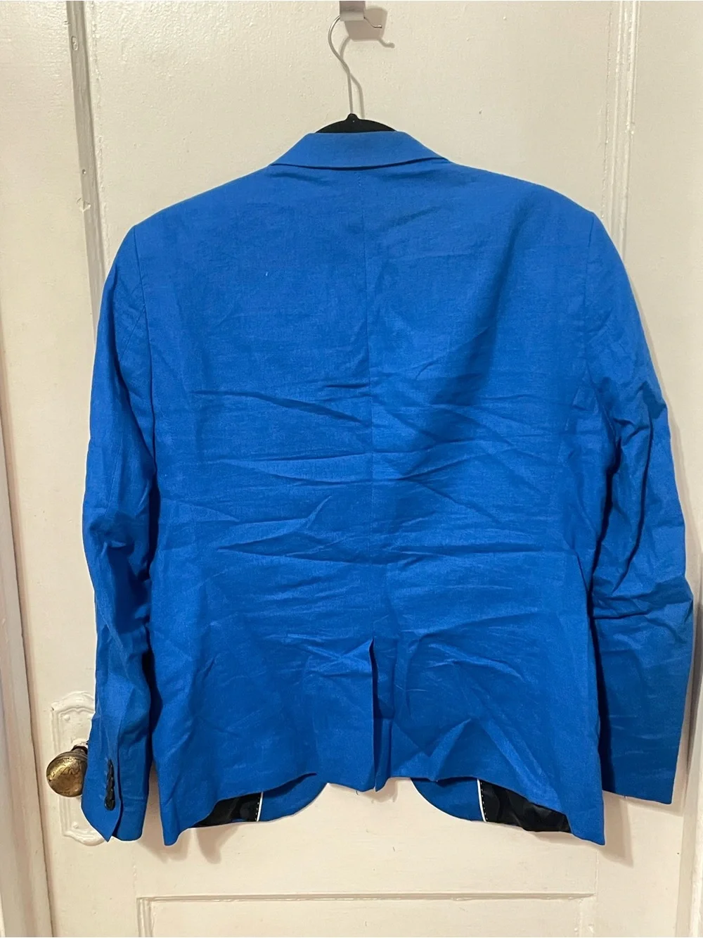 French Connection Bright Blue Single-Breasted Blazer